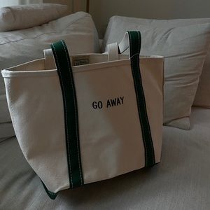 Ironic LL bean boat tote
